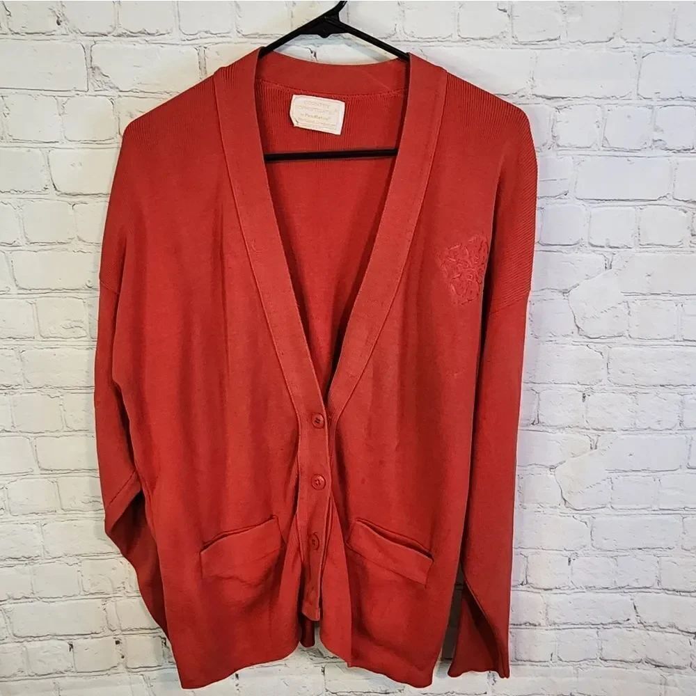 Women's Pendleton wool "Country Sophisticates" button-up cardigan, size Large